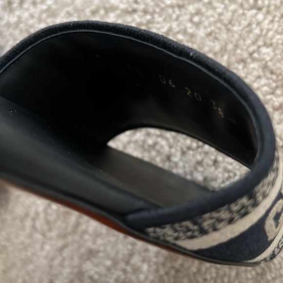 CHRISTIAN DIOR Dway slide sandal. Blue - Picture 6 of 7